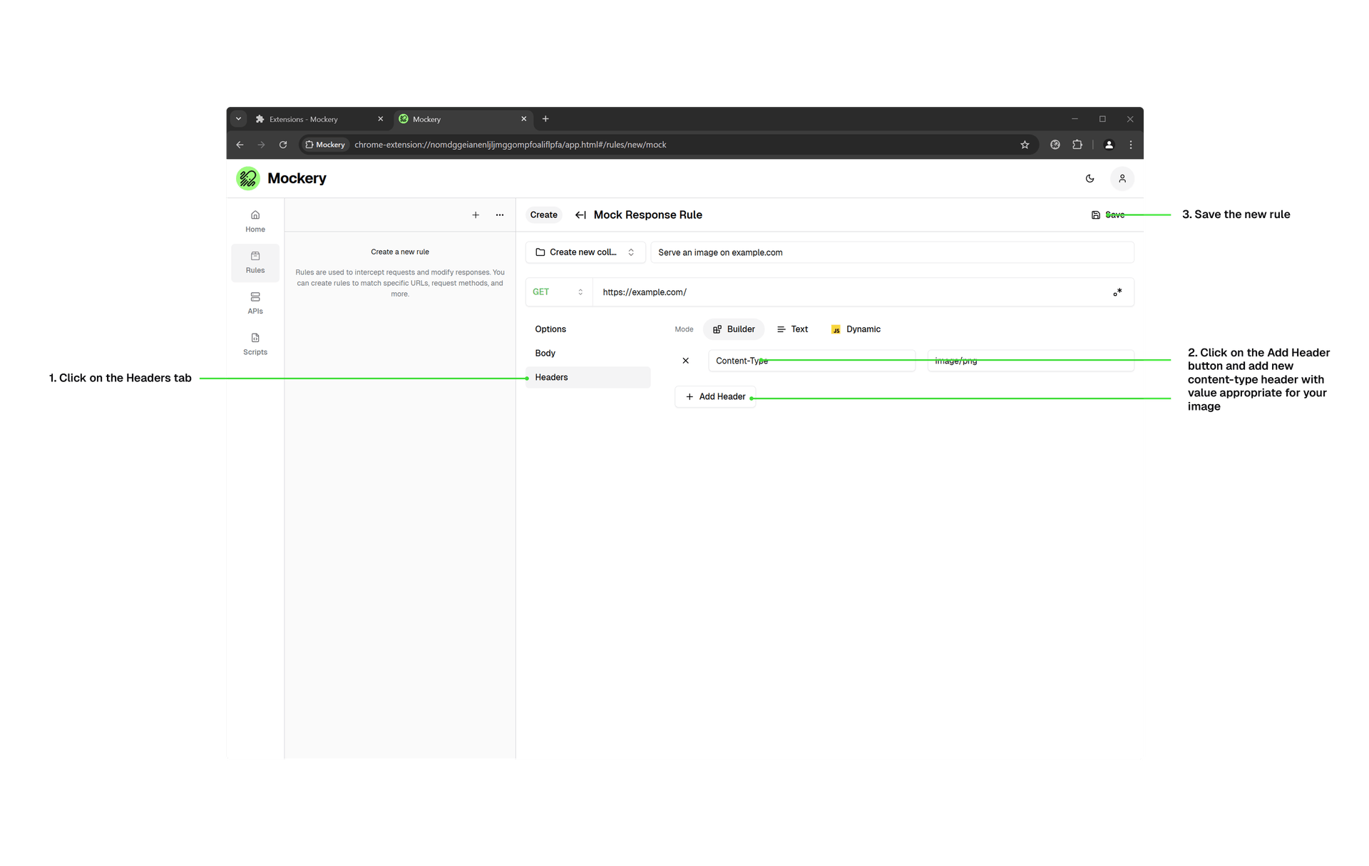 Using files for a response body - Step 3